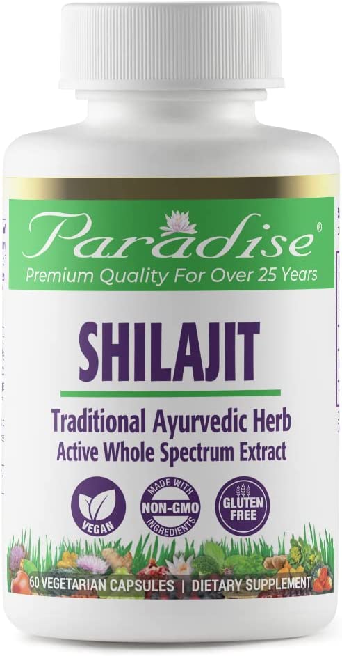 Paradise Herbs, Shilajit, 60 Vegetarian Capsules