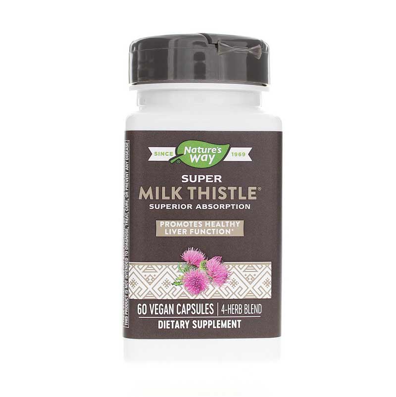 Super Milk Thistle 60 Veg Capsules by Nature&