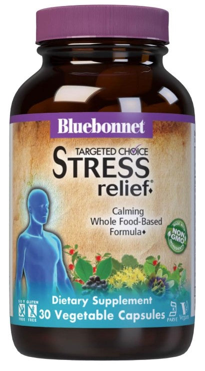 Targeted Choice Stress Relief, 30 Vegetable Capsules, by Bluebonnet
