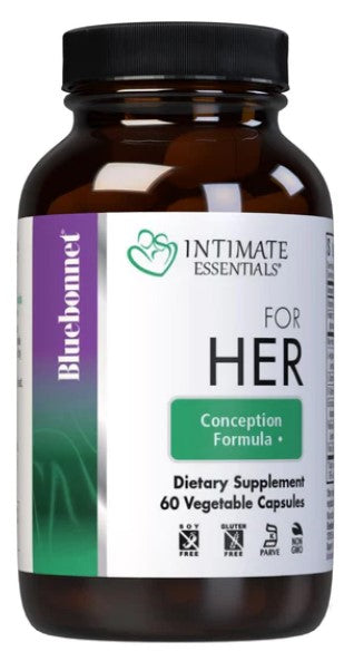 Intimate Essentials For Her Conception Formula 60 Vegetable Capsules, by Bluebonnet