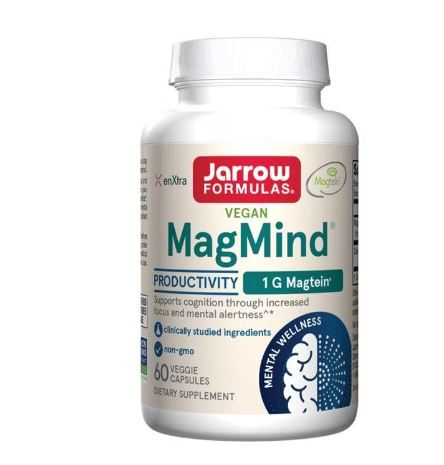 Vegan MagMind, Productivity 60 Veggie Capsules - Jarrow Formulas