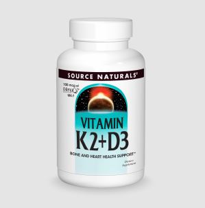 Vitamin K2 + D3  60 Tabs by Source Naturals