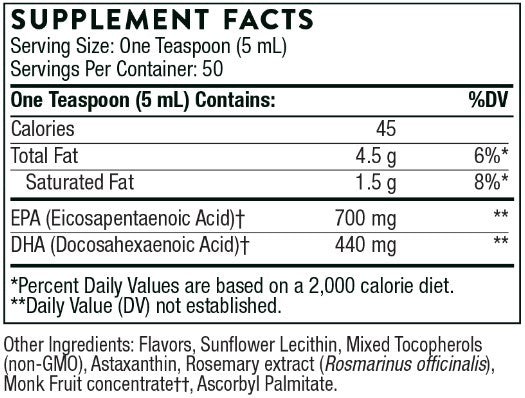 Omega Superb, Lemon Berry, 8.45 fl oz (250 ml), by Thorne