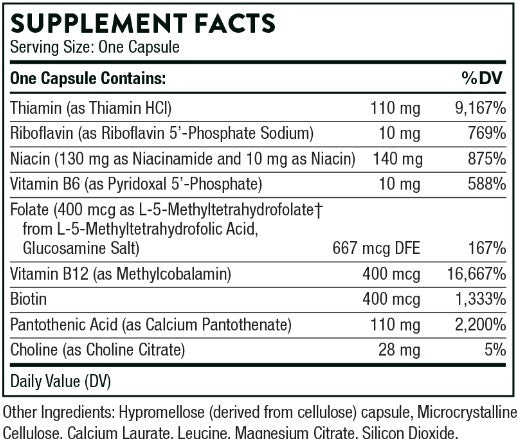 Basic B Complex, 60 Capsules, by Thorne