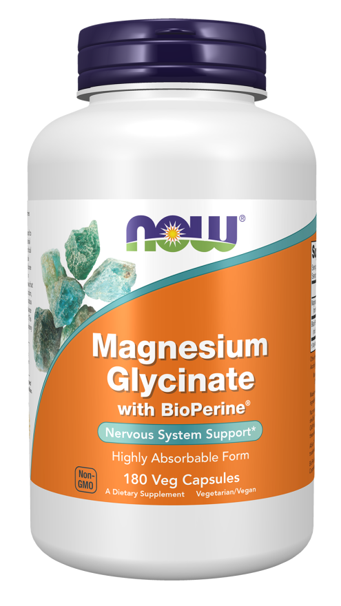 Magnesium Glycinate with BioPerine 180 Veg Capsules