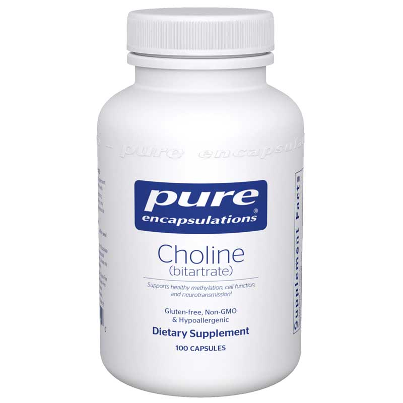 Pure Encapsulations Choline (bitartrate) 100 capsules