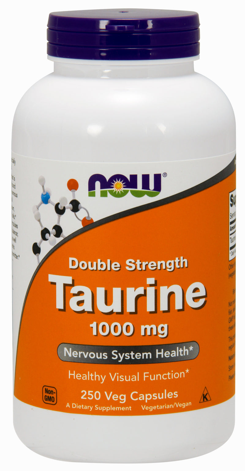 Taurine 1000 mg 250 Veg Capsules