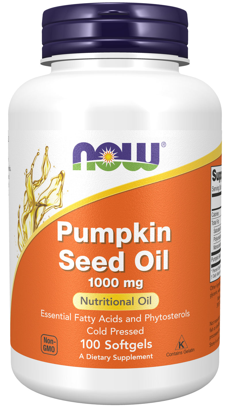 Pumpkin Seed Oil 1000 mg 100 Softgels